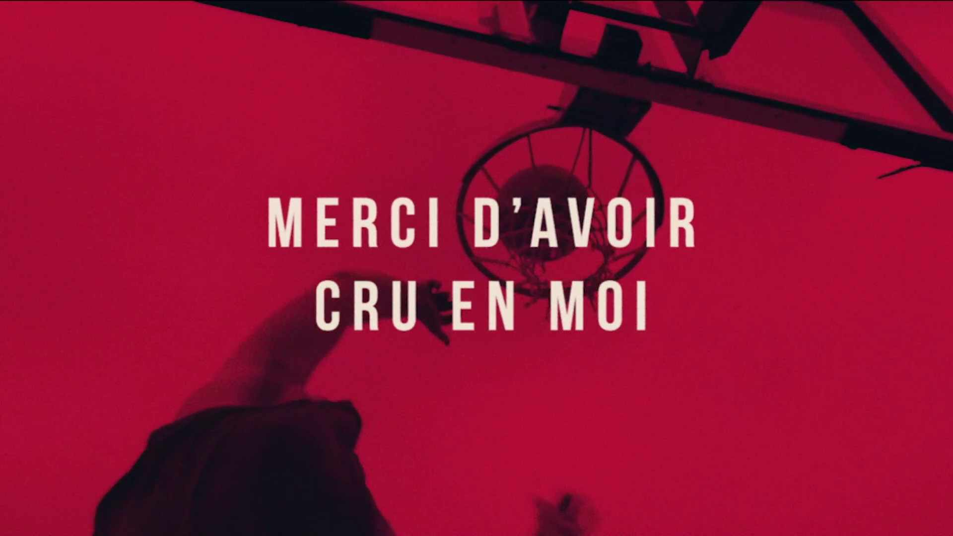 Merci d'avoir cru en moi